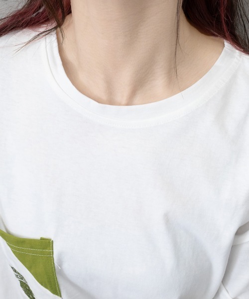Miniministore(ミニミニストア)の「オーバーサイズTシャツチュニックtシャツ(Tシャツ/カットソー・レディース・ブラック/グリーン/ホワイト・FREE)」の20枚目の写真