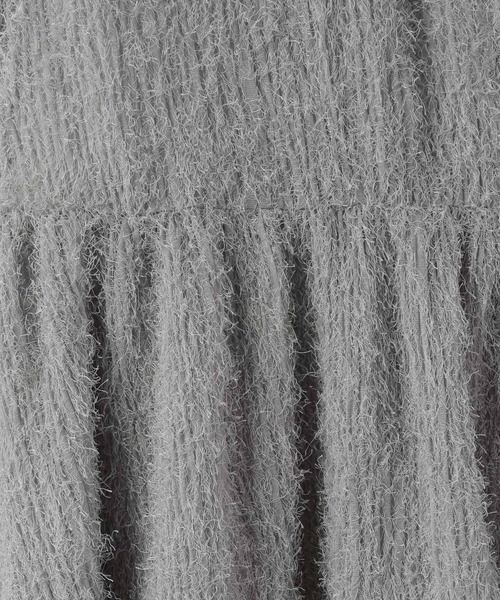 LOWRYS FARM(ローリーズファーム)の「フェザーZIPベスト 495535(ベスト・レディース・アイボリー/ブラック/グレー・FREE)」の14枚目の写真