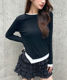 3.3 Field Trip／配色レイヤードロングスリーブ