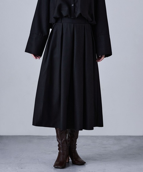 ヘザーツイルタックスカート（スカート）｜etoll.（エトル）の