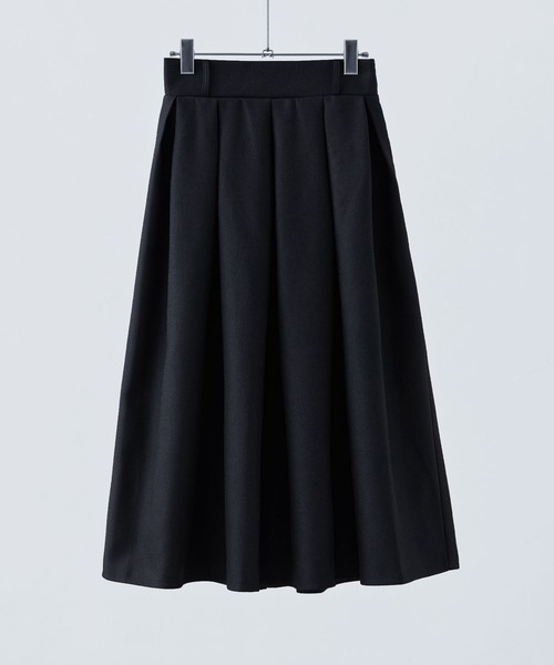 etoll.（エトル）の「ヘザーツイルタックスカート（スカート・レディース・チャコール/ブラック/ベージュ・FREE）」の14枚目の写真