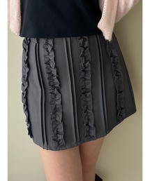 MORE self LOVE（モアセルフラブ）の「フリル台形スカート（スカート）」