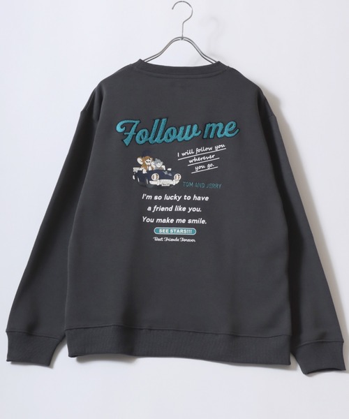 セール】2025AW Tom and Jerry/トムとジェリー オーバーサイズ 裏起毛