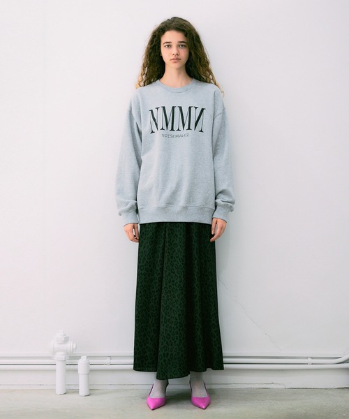 NOISE MAKER（ノイズメーカー）の「NMMNオーバーサイズスウェット（スウェット・レディース・グレー/ブラック・L/M/S）」の6枚目の写真