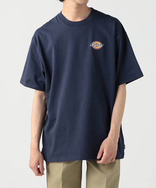 Dickies(ディッキーズ)の「ベーシック ロゴプリントTシャツ 半袖(Tシャツ/カットソー・メンズ・ブラック/ホワイト/ネイビー/グレー・LARGE/X-LARGE/MEDIUM)」の4枚目の写真