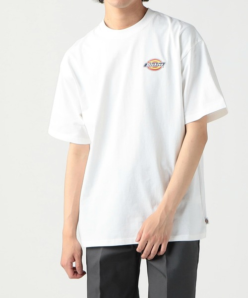 Dickies(ディッキーズ)の「ベーシック ロゴプリントTシャツ 半袖(Tシャツ/カットソー・メンズ・ブラック/ホワイト/ネイビー/グレー・LARGE/X-LARGE/MEDIUM)」の2枚目の写真