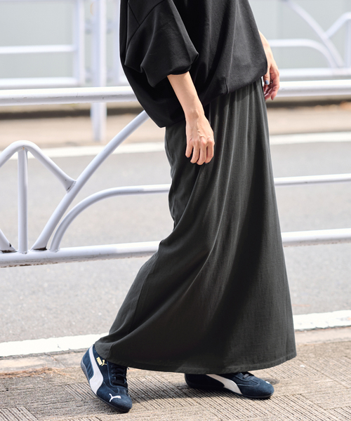 FRAMeWORK(フレームワーク)の「≪追加≫カットナロースカート(スカート・レディース・ブラック/チャコールグレー・36/38)」の4枚目の写真