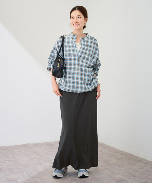 FRAMeWORK(フレームワーク)の「≪追加≫カットナロースカート(スカート・レディース・ブラック/チャコールグレー・36/38)」の5枚目の写真