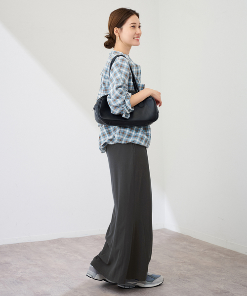 FRAMeWORK(フレームワーク)の「≪追加≫カットナロースカート(スカート・レディース・ブラック/チャコールグレー・36/38)」の6枚目の写真