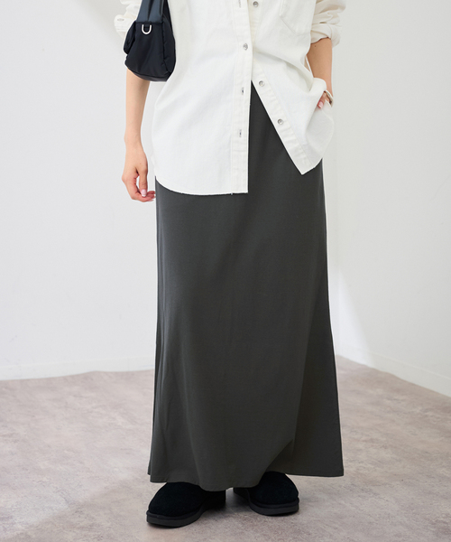 FRAMeWORK(フレームワーク)の「≪追加≫カットナロースカート(スカート・レディース・ブラック/チャコールグレー・36/38)」の15枚目の写真