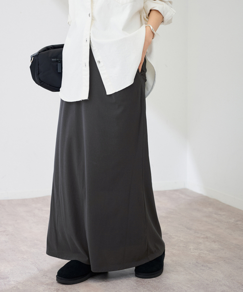 FRAMeWORK(フレームワーク)の「≪追加≫カットナロースカート(スカート・レディース・ブラック/チャコールグレー・36/38)」の16枚目の写真