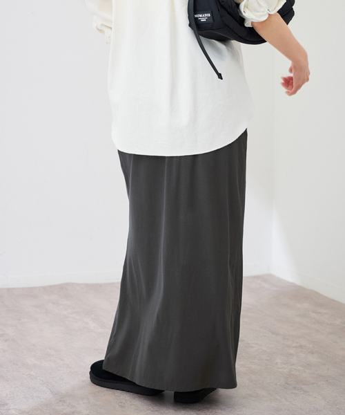 FRAMeWORK(フレームワーク)の「≪追加≫カットナロースカート(スカート・レディース・ブラック/チャコールグレー・36/38)」の19枚目の写真