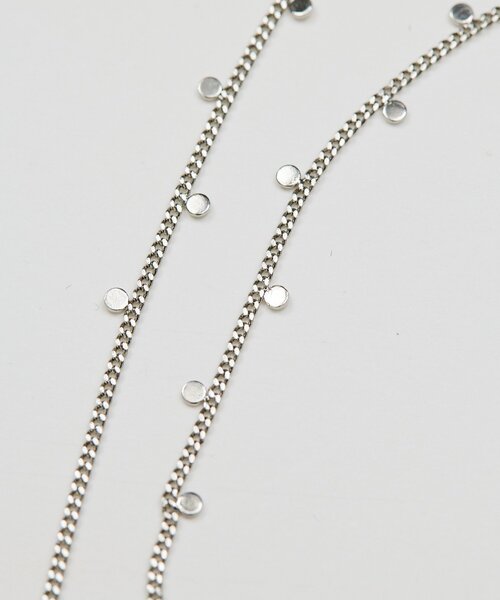 GALLARDAGALANTE(ガリャルダガランテ)の「ポルカドットチェーンネックレス(リング・レディース・シルバー/ゴールド・FREE)」の5枚目の写真