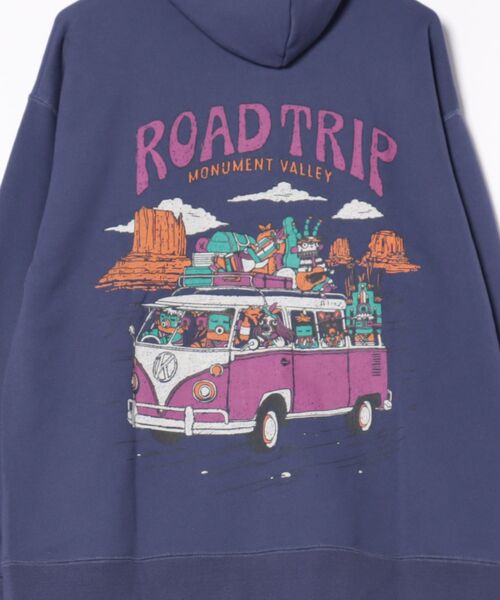 チチカカ（チチカカ）の「チビカチナバスプリントジップパーカー（パーカー・レディース・パープル/ブラック/カラフル・FREE）」の17枚目の写真