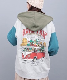 チチカカ | チビカチナバスプリントジップパーカー(パーカー)