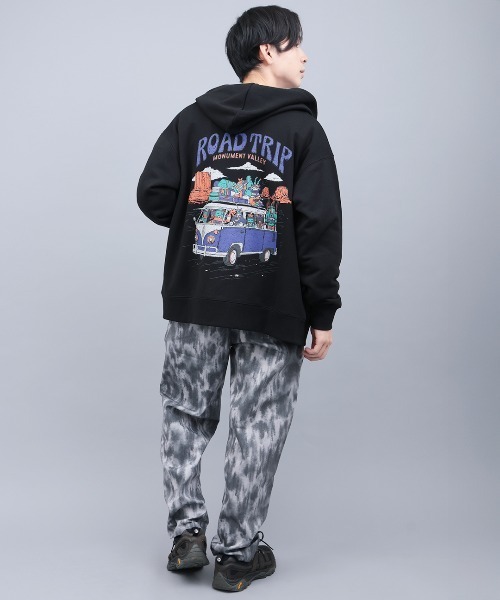 チチカカ（チチカカ）の「チビカチナバスプリントジップパーカー（パーカー・レディース・パープル/ブラック/カラフル・FREE）」の20枚目の写真