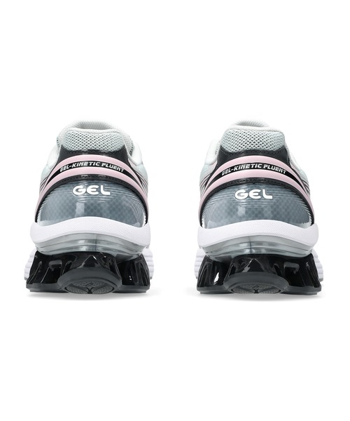 ASICS（アシックス）の「GEL-KINETIC FLUENT / ゲルキネティックフルーエント（スニーカー・メンズ・グレー×ピンク・28/29/26.5/26/27.5/27/24/24.5/23/23.5/28.5/25/25.5）」の8枚目の写真