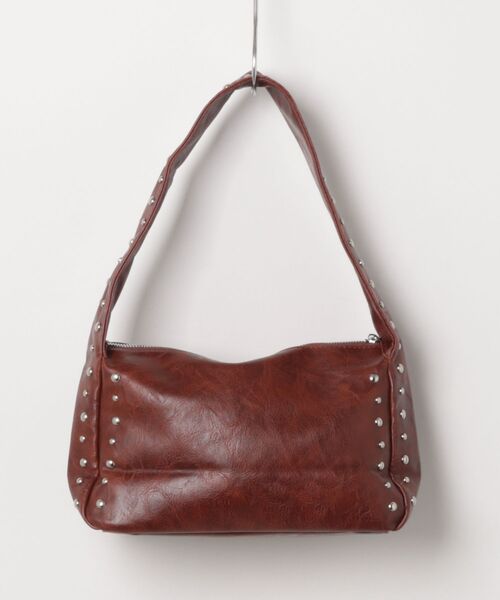 Burner(バーナー)の「【OKUOKU 0909】スタッズワイド ショルダーバッグ ruf-bag-4-28【RBTS】(ショルダーバッグ・メンズ・ブラウン/ダークブラウン/ブラック・FREE)」の16枚目の写真