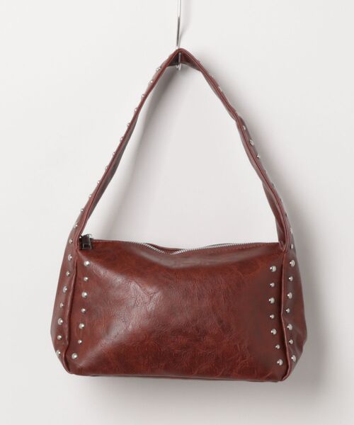 Burner(バーナー)の「【OKUOKU 0909】スタッズワイド ショルダーバッグ ruf-bag-4-28【RBTS】(ショルダーバッグ・メンズ・ブラウン/ダークブラウン/ブラック・FREE)」の22枚目の写真