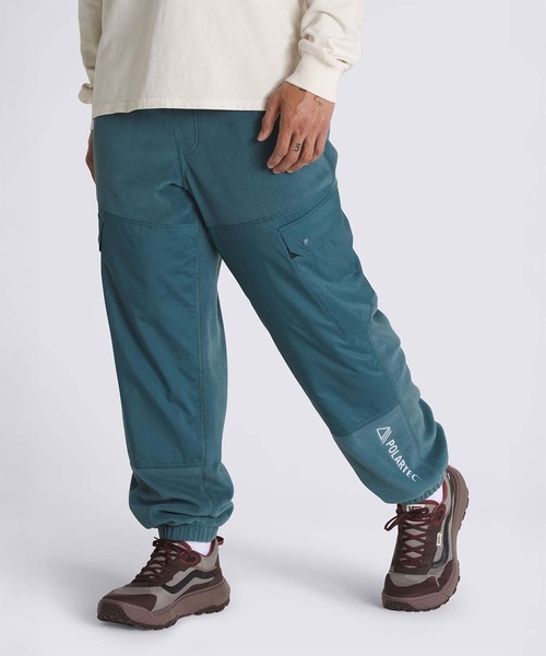 VANS(バンズ)の「Polartec リラックスド フリースパンツ / Polartec Relaxed Fleece Stargazer VN000HAW12S1(スウェットパンツ・メンズ・ターコイズブルー・SMALL/MEDIUM/LARGE/X-SMALL)」の3枚目の写真
