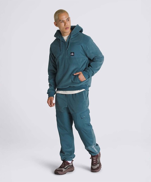 VANS(バンズ)の「Polartec リラックスド フリースパンツ / Polartec Relaxed Fleece Stargazer VN000HAW12S1(スウェットパンツ・メンズ・ターコイズブルー・SMALL/MEDIUM/LARGE/X-SMALL)」の4枚目の写真