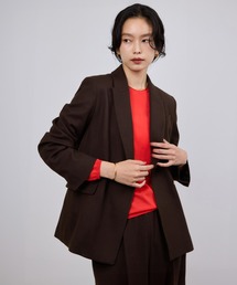 ROPE' | ウールフランネルセミダブルジャケット/セットアップ対応(テーラードジャケット)