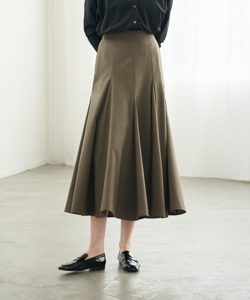 N.O.R.C(ノーク)の「ウォッシャブルマチフレアスカート【CLEAN MOTION】(スカート・レディース・ブラック/ブラウン・S/M)」の3枚目の写真