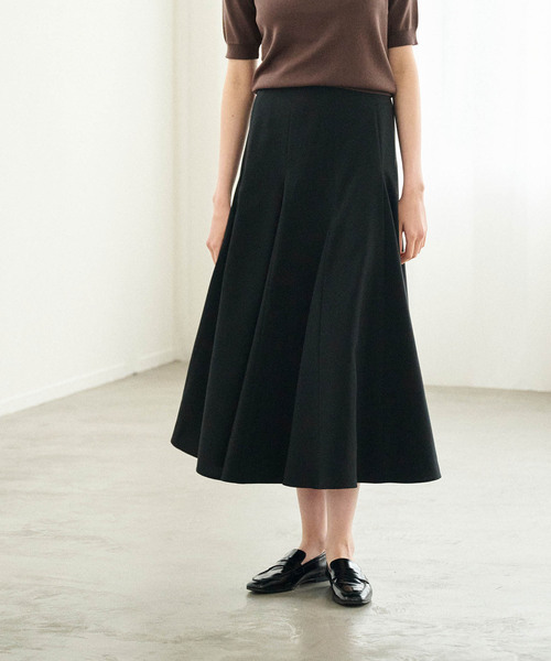 N.O.R.C(ノーク)の「ウォッシャブルマチフレアスカート【CLEAN MOTION】(スカート・レディース・ブラック/ブラウン・S/M)」の4枚目の写真