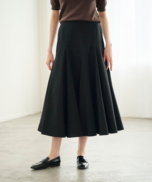 N.O.R.C(ノーク)の「ウォッシャブルマチフレアスカート【CLEAN MOTION】(スカート・レディース・ブラック/ブラウン・S/M)」の6枚目の写真