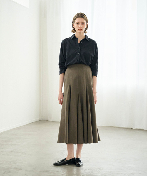 N.O.R.C(ノーク)の「ウォッシャブルマチフレアスカート【CLEAN MOTION】(スカート・レディース・ブラック/ブラウン・S/M)」の8枚目の写真
