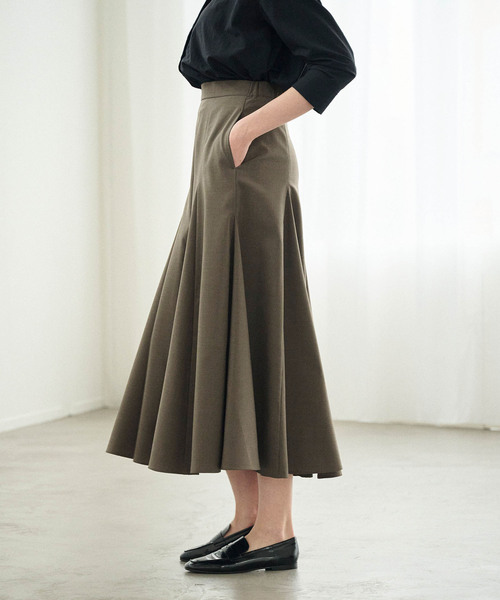 N.O.R.C(ノーク)の「ウォッシャブルマチフレアスカート【CLEAN MOTION】(スカート・レディース・ブラック/ブラウン・S/M)」の10枚目の写真