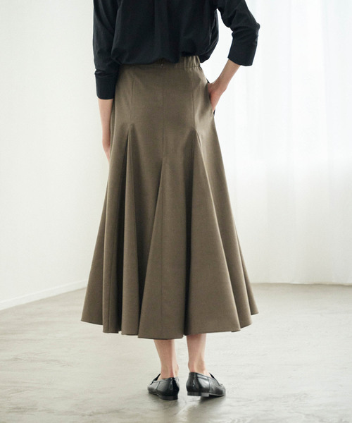 N.O.R.C(ノーク)の「ウォッシャブルマチフレアスカート【CLEAN MOTION】(スカート・レディース・ブラック/ブラウン・S/M)」の11枚目の写真