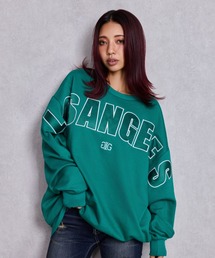 【ZOZO限定】サテン×刺繍の組み合わせロゴがかわいい!LOS ANGELES 2WAYスウェットトップス