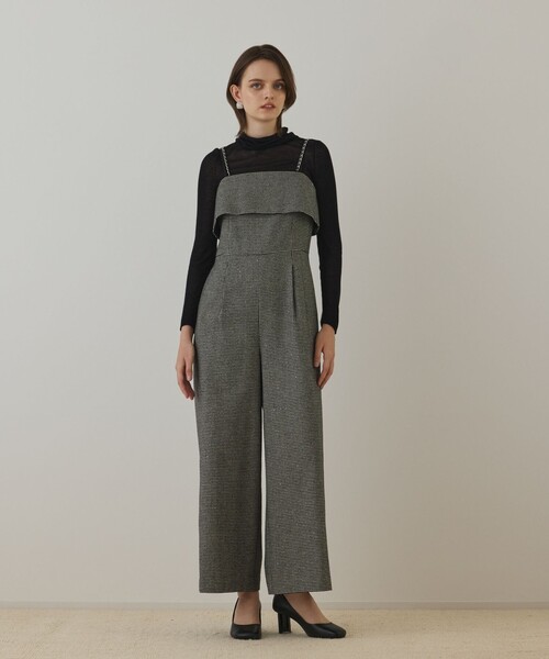 セール】チドリツイードサロペット（つなぎ/オールインワン）｜Diagram