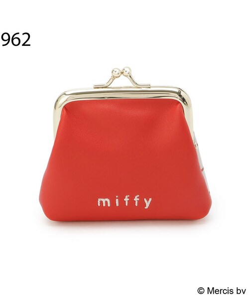 one'sterrace(ワンズテラス)の「Dick Bruna miffy がま口ミニ財布 チェックサガラ(その他雑貨・レディース・ブルー系その他7/レッド系9・99)」の5枚目の写真
