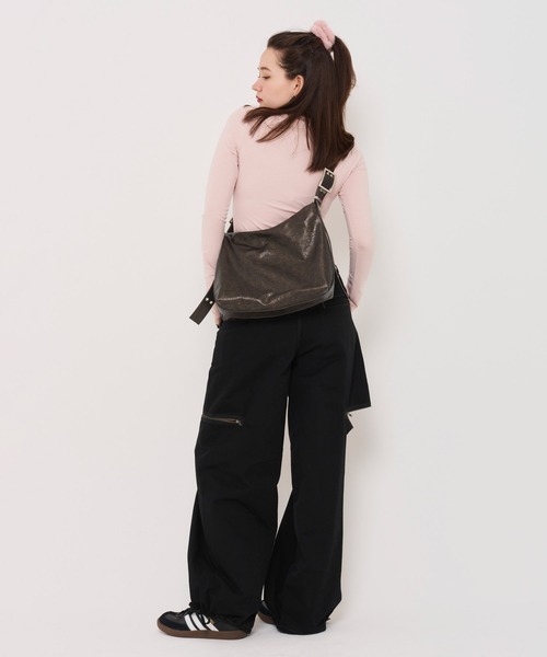 TINA：JOJUN（ティーナジョジュン）の「ショルダーバッグ（ショルダーバッグ・レディース・ダークブラウン・F）」の7枚目の写真