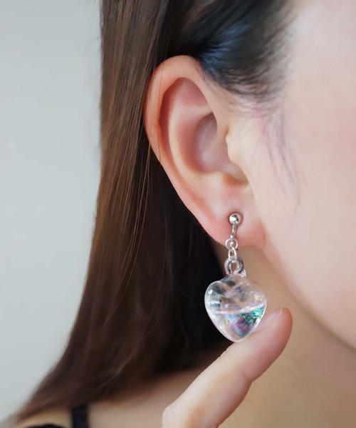 CERCA(チェルカ)の「jolie minette/お水入り オーロラ ガラス イヤリング/アレルギー対応(イヤリング・レディース・ゴールド系その他/シルバー系その他/ゴールド系1/シルバー系1・FREE)」の19枚目の写真