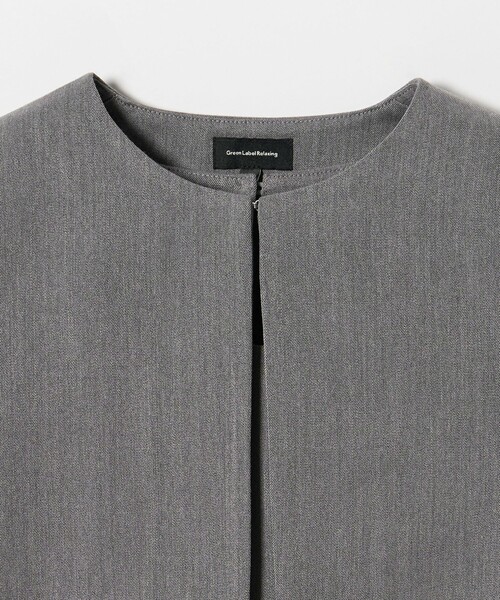 green label relaxing（グリーンレーベルリラクシング）の「ボレロ + ジャンパースカート セット / キッズ 140cm-160cm（スーツセット・キッズ・グレー/ベージュ・160cm/150cm/140cm）」の12枚目の写真