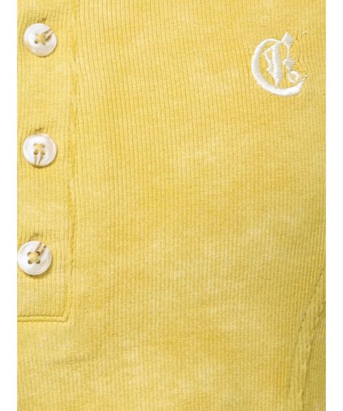 EVRIS（エヴリス）の「ワンポイントヘンリーネックトップス（Tシャツ/カットソー・レディース・イエロー/ブラック/カーキ/オフホワイト・FREE）」の12枚目の写真