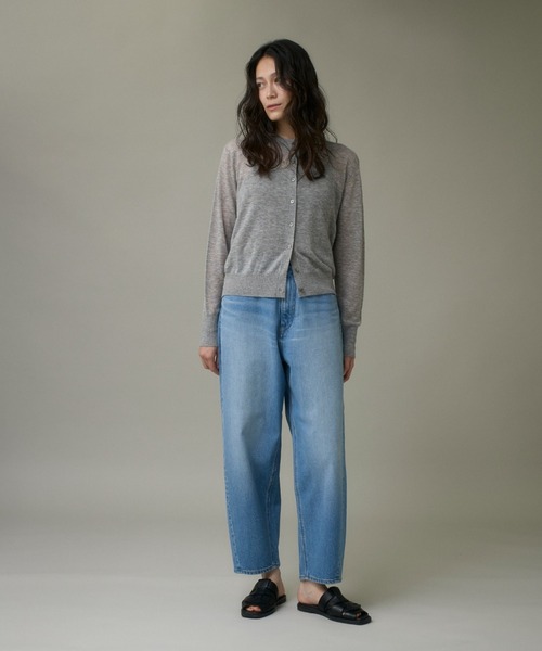 I.T.'S international（イッツインターナショナル）の「クルーネックニットカーディガン《Melty air wool》（カーディガン/ボレロ・レディース・ピンク/オフホワイト/ブルー/ブラック/グレー・フリー）」の7枚目の写真