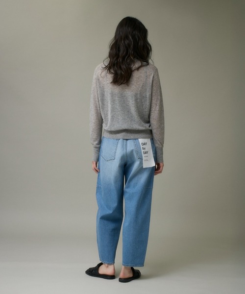 I.T.'S international（イッツインターナショナル）の「クルーネックニットカーディガン《Melty air wool》（カーディガン/ボレロ・レディース・ピンク/オフホワイト/ブルー/ブラック/グレー・フリー）」の9枚目の写真