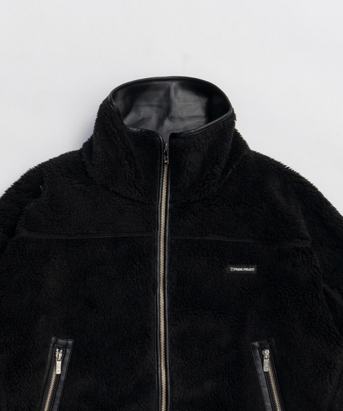 PRANK PROJECT（プランクプロジェクト）の「フリースジャケット / Fleece Jacket（ブルゾン・レディース・チャコールグレー/ブラック・FREE）」の12枚目の写真