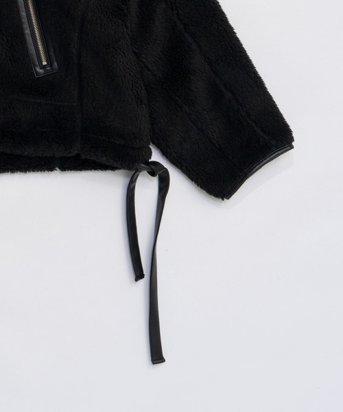 PRANK PROJECT（プランクプロジェクト）の「フリースジャケット / Fleece Jacket（ブルゾン・レディース・チャコールグレー/ブラック・FREE）」の10枚目の写真