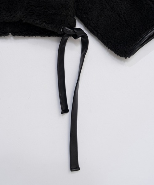 PRANK PROJECT（プランクプロジェクト）の「フリースジャケット / Fleece Jacket（ブルゾン・レディース・チャコールグレー/ブラック・FREE）」の15枚目の写真