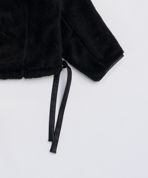 PRANK PROJECT（プランクプロジェクト）の「フリースジャケット / Fleece Jacket（ブルゾン・レディース・チャコールグレー/ブラック・FREE）」の22枚目の写真