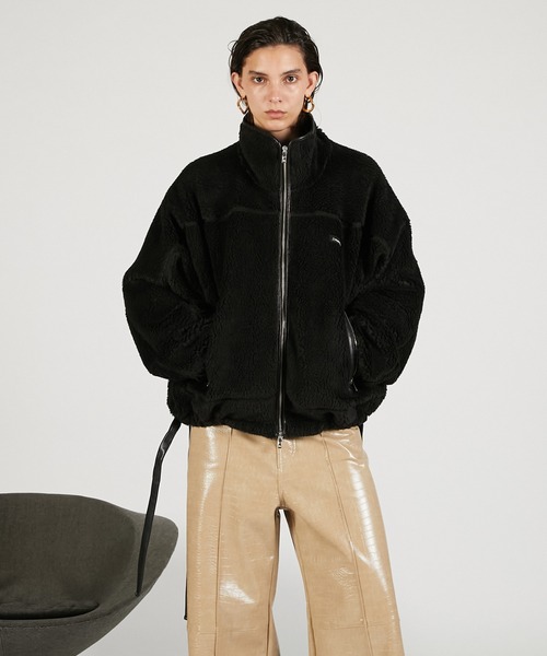 PRANK PROJECT（プランクプロジェクト）の「フリースジャケット / Fleece Jacket（ブルゾン・レディース・チャコールグレー/ブラック・FREE）」の7枚目の写真