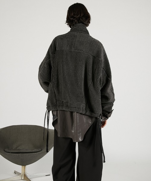 PRANK PROJECT（プランクプロジェクト）の「フリースジャケット / Fleece Jacket（ブルゾン・レディース・チャコールグレー/ブラック・FREE）」の18枚目の写真