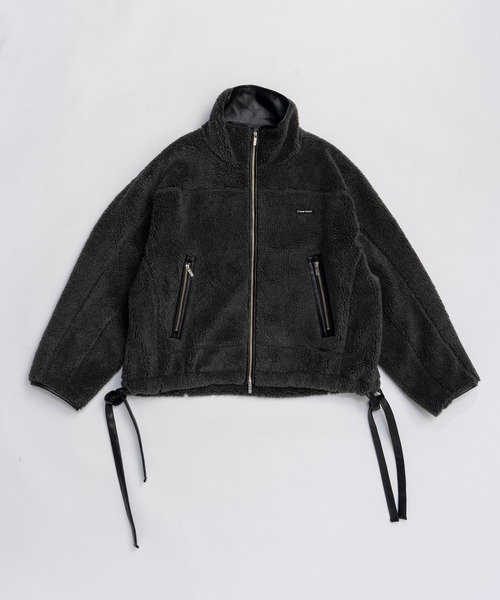 PRANK PROJECT（プランクプロジェクト）の「フリースジャケット / Fleece Jacket（ブルゾン・レディース・チャコールグレー/ブラック・FREE）」の13枚目の写真