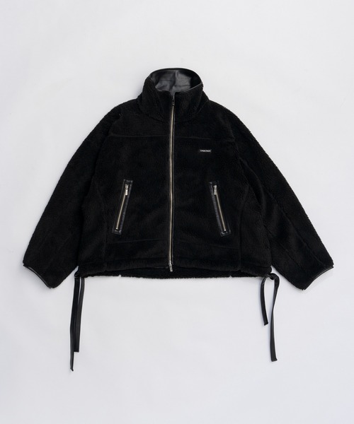 PRANK PROJECT（プランクプロジェクト）の「フリースジャケット / Fleece Jacket（ブルゾン・レディース・チャコールグレー/ブラック・FREE）」の8枚目の写真