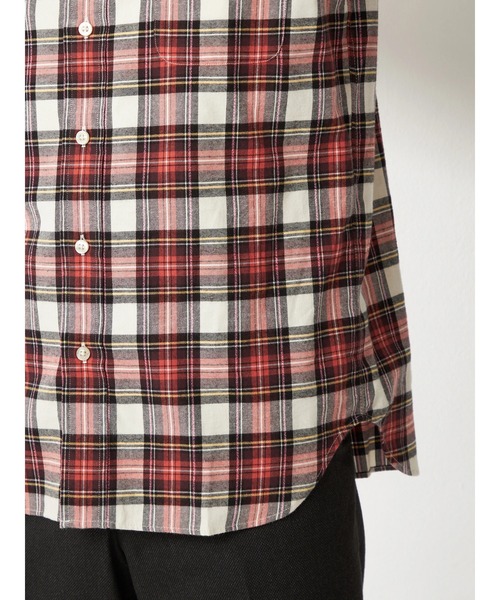 McGREGOR（マックレガー）の「微起毛杢チェック（シャツ/ブラウス・メンズ・レッド/グリーン/ネイビー・M/L/XL）」の11枚目の写真